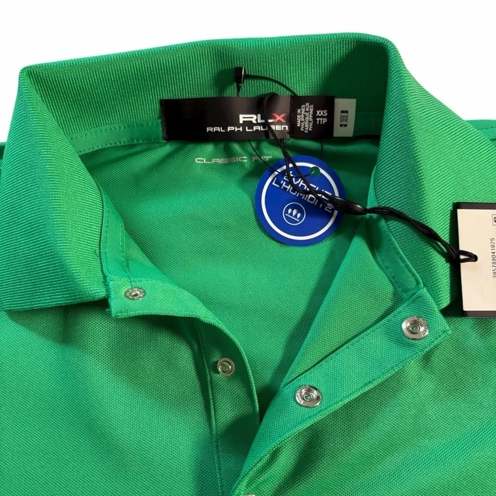 RLX Ralph Lauren | Airflow Golf Polo Shirt Green XXS | New with Tags